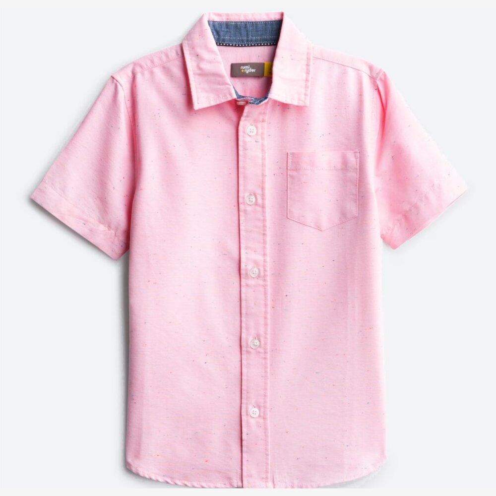 Rumi + Ryder Boys Button Down Shirt - Size Large 12/14